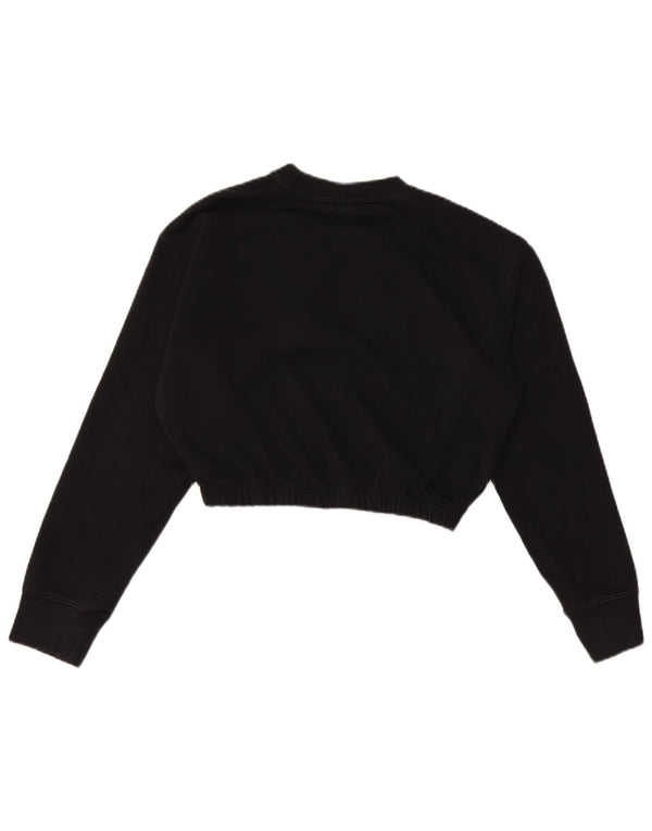 Felpa corta da donna con grafica Champion Champion UK 16 grande nera