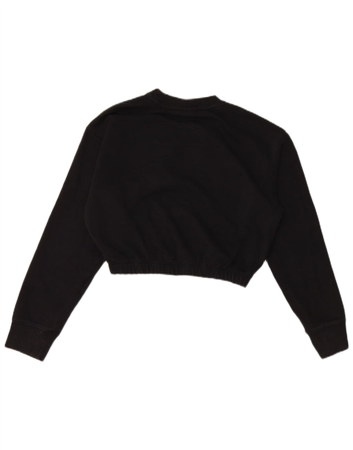 Felpa corta da donna con grafica Champion Champion UK 16 grande nera