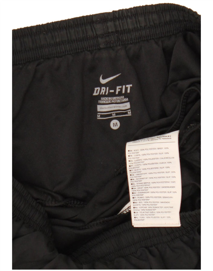 Pantaloncini sportivi Nike da donna Dri Fit UK 14 medio nero poliestere
