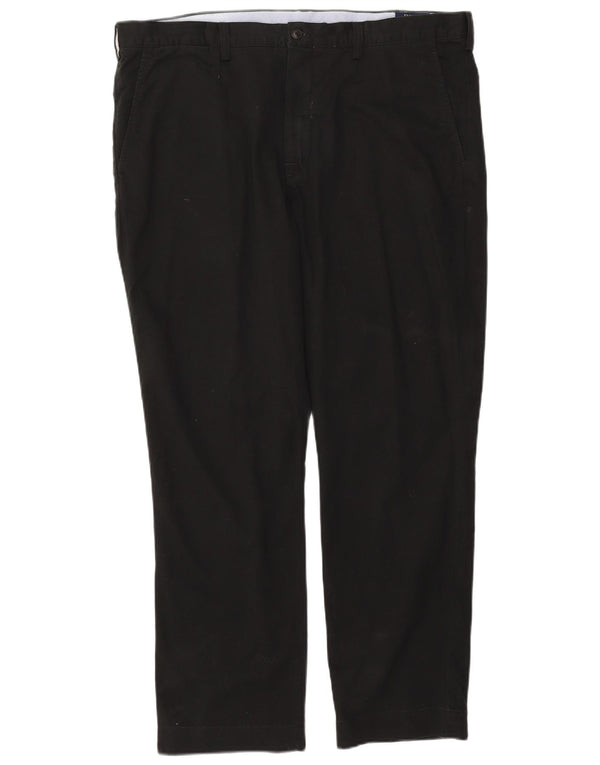 POLO RALPH LAUREN Mens Straight Chino Trousers W40 L30 Black Cotton