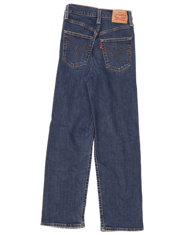 Jeans dritti Ribcage da donna Levi's W23 L27 cotone blu