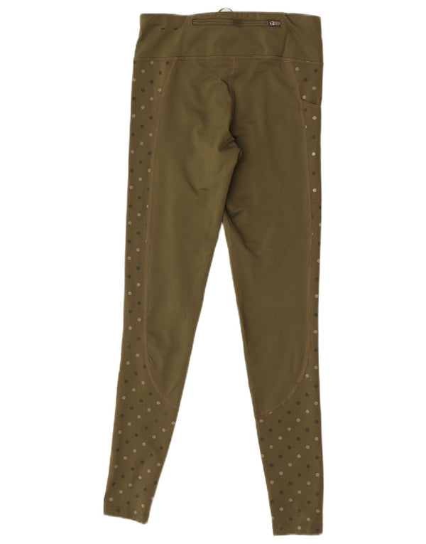 Leggings Nike Dri Fit da donna UK 4 XS poliestere kaki a pois