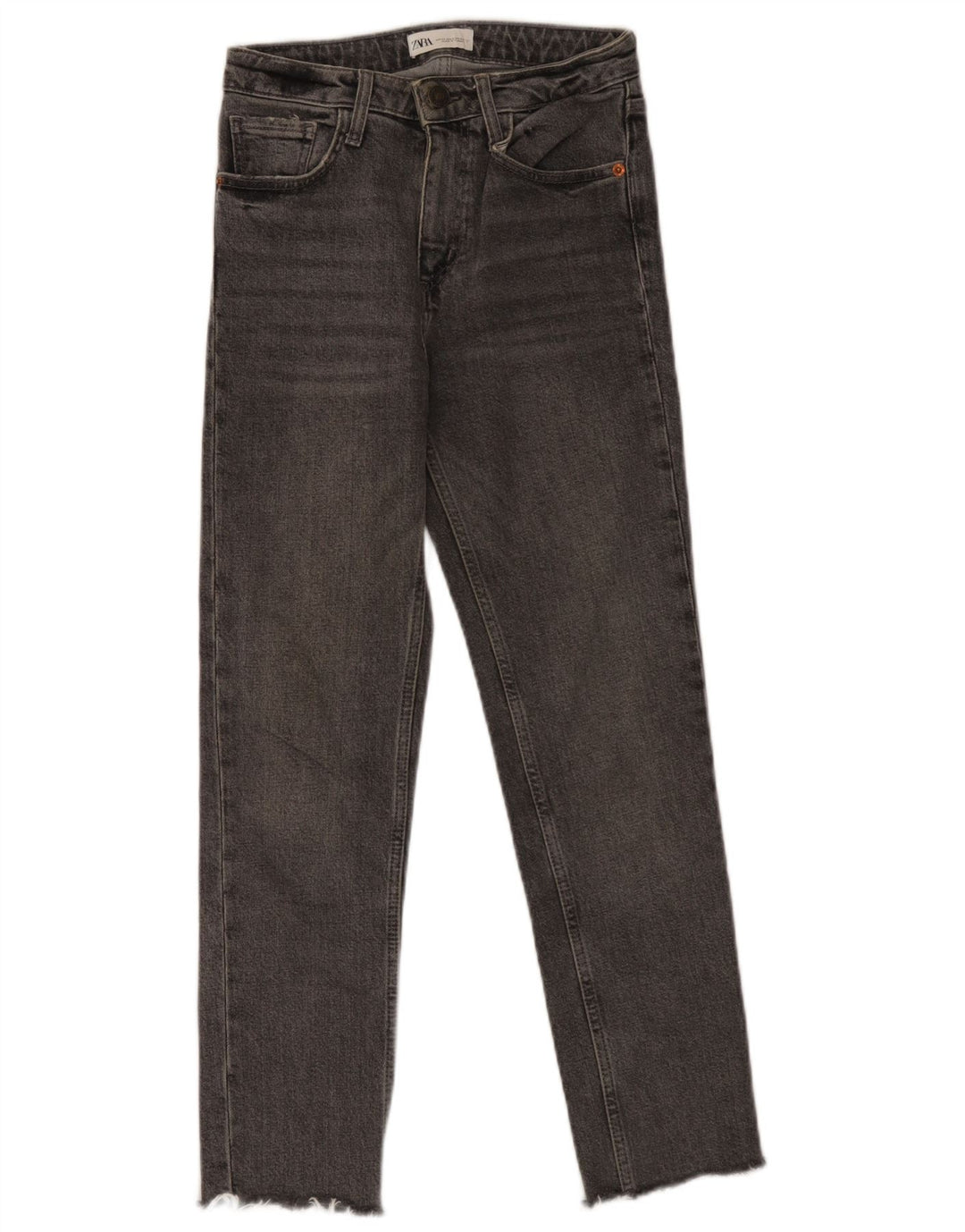 Jeans slim da donna Zara EU 34 2XS W24 L26 Grigio