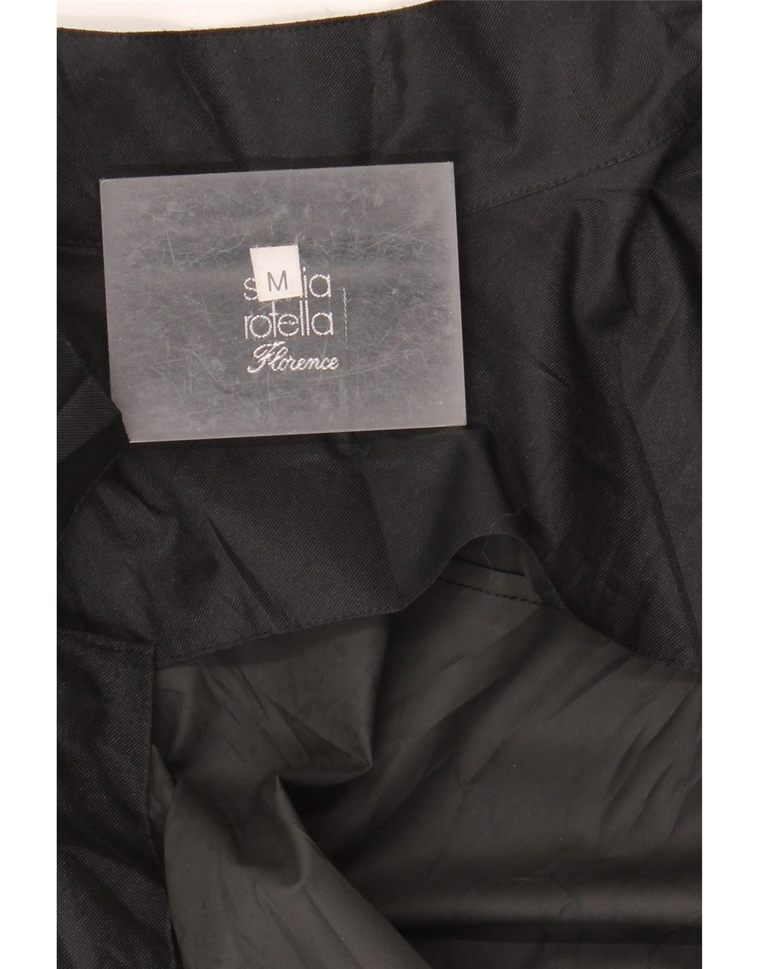 Trench da uomo vintage UK 14 medio nero