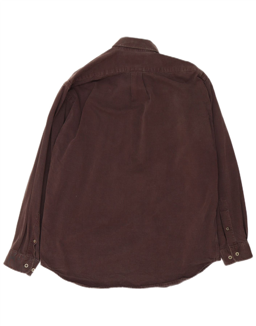 Camicia da uomo Marlboro Classics grande in cotone marrone