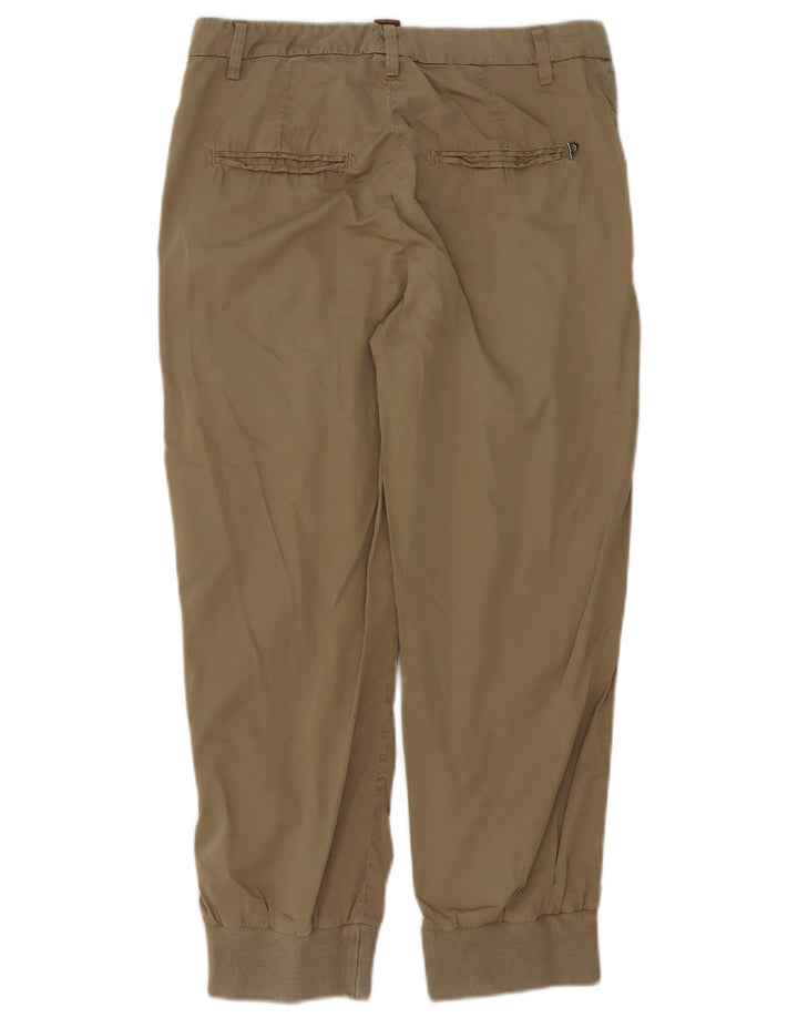 Dondup Pantaloni Corti da Donna con Pegged Joggers EU 40 Medio W30 L24 Marrone