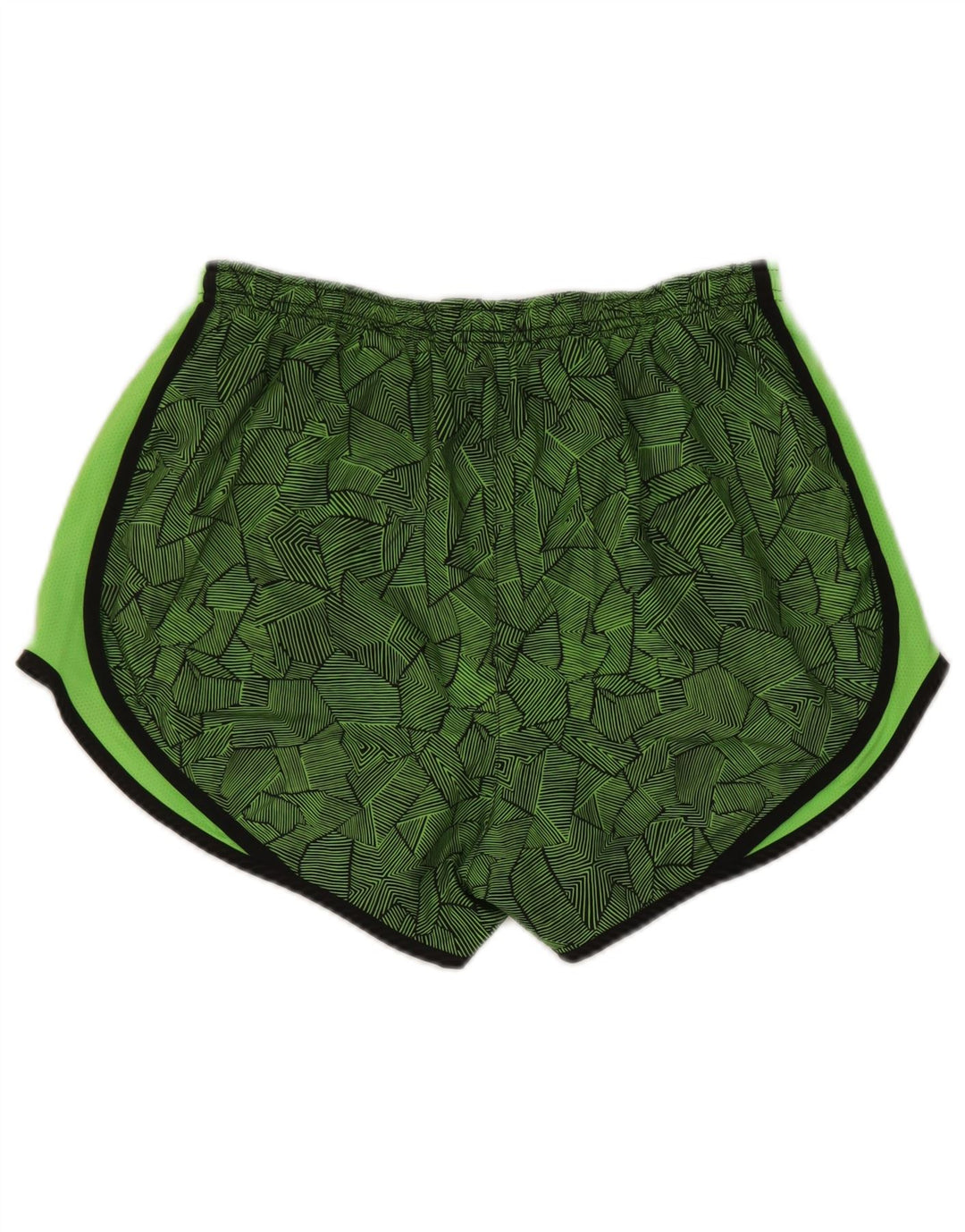 Pantaloncini sportivi Nike Dri Fit da donna UK 14 Poliestere geometrico verde medio