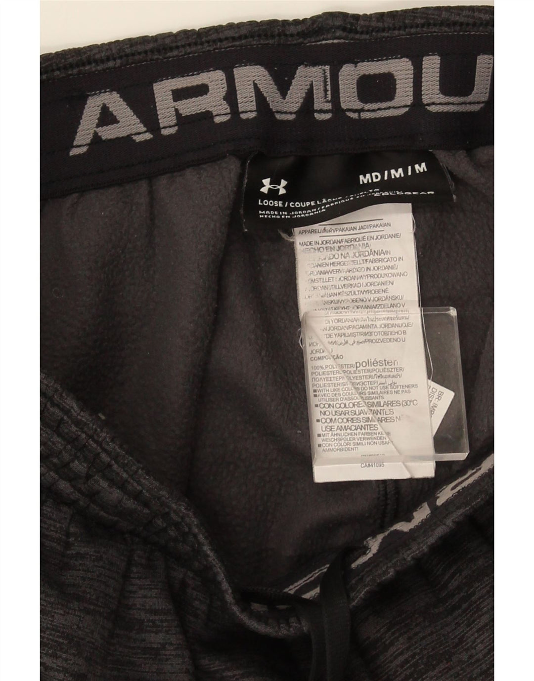 Pantaloni da tuta Under Armour da uomo Cold Gear grigio medio chiazzato