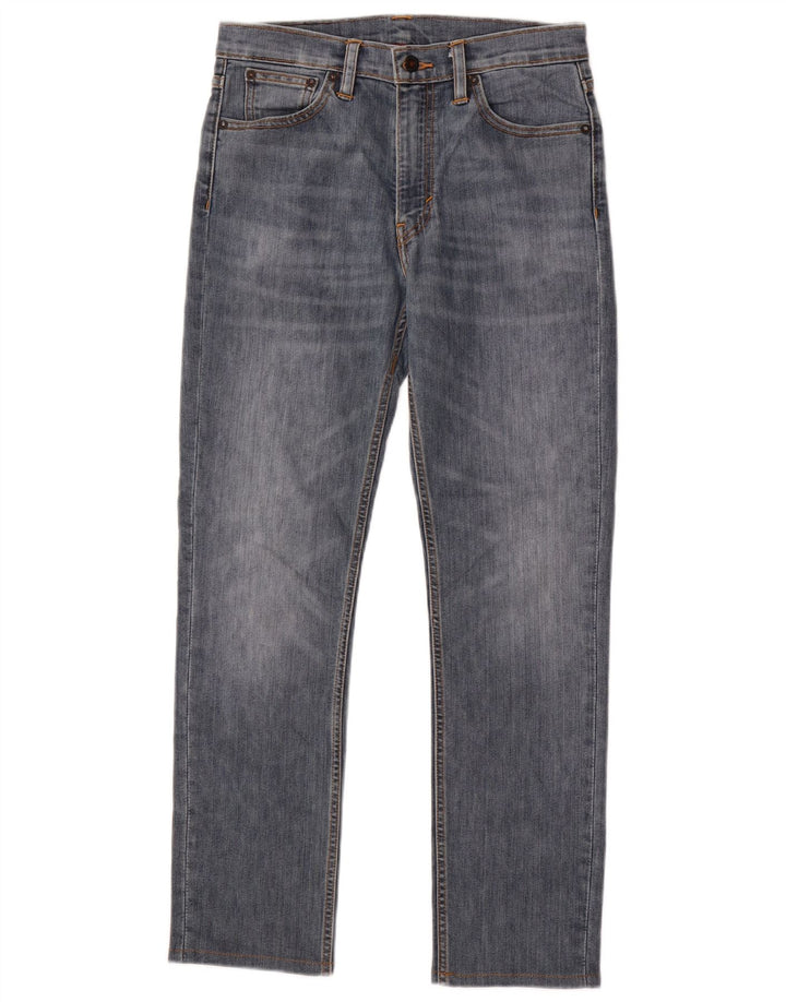 LEVI'S Mens 511 Slim Jeans W30 L28 Blue Cotton