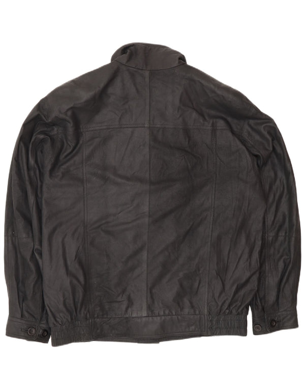 Giacca in pelle da uomo Banjara IT 52 XL in pelle nera