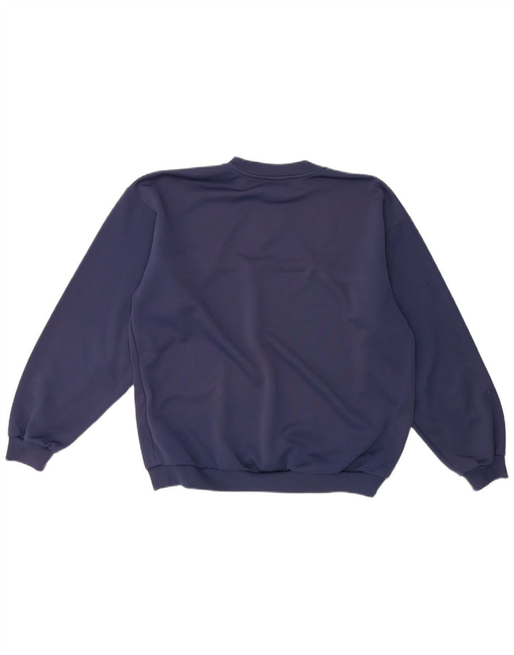 Felpa da uomo Nike Maglione UK 39/41 Poliestere blu navy medio