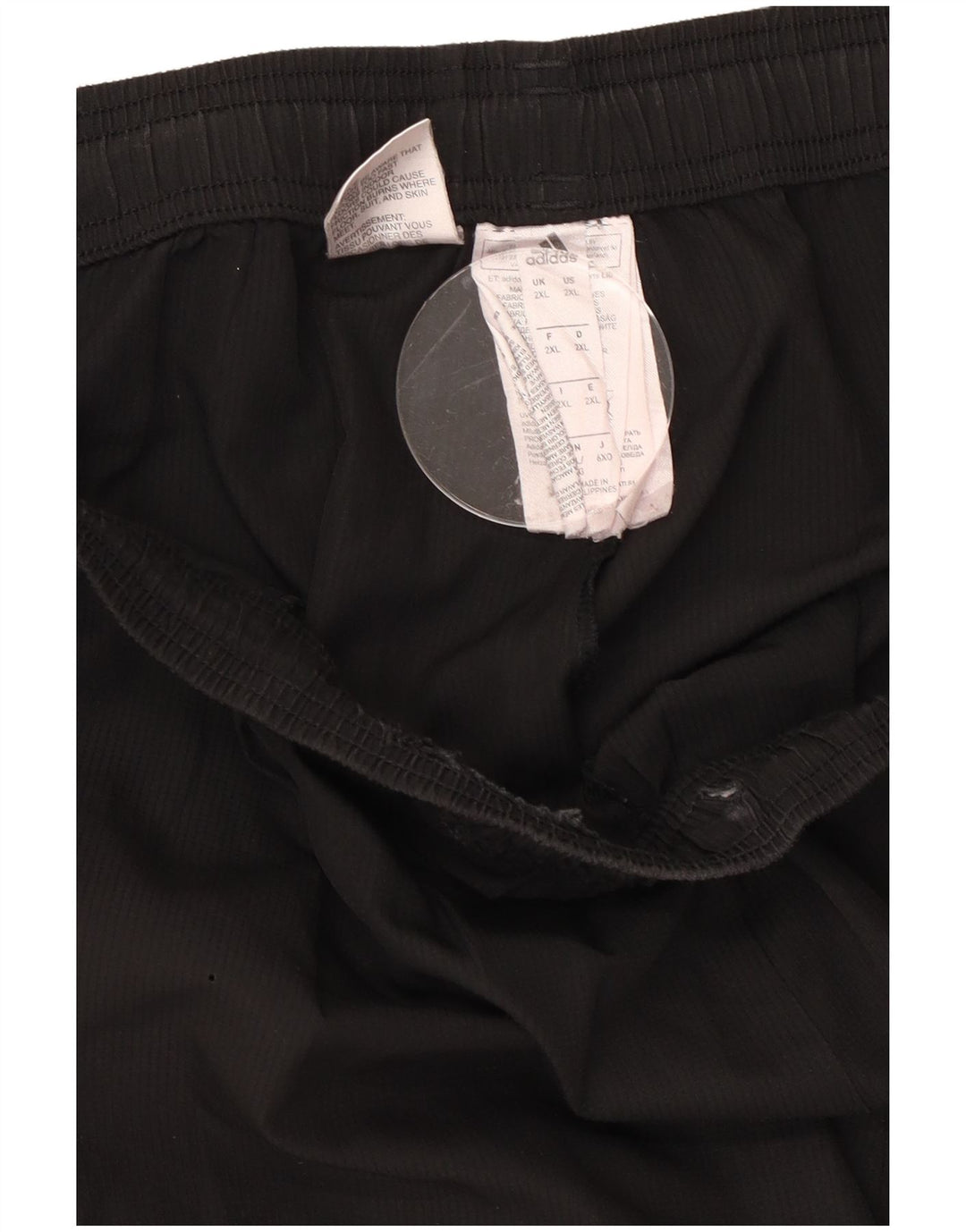 Pantaloni da tuta Adidas Climalite da uomo 2XL poliestere nero
