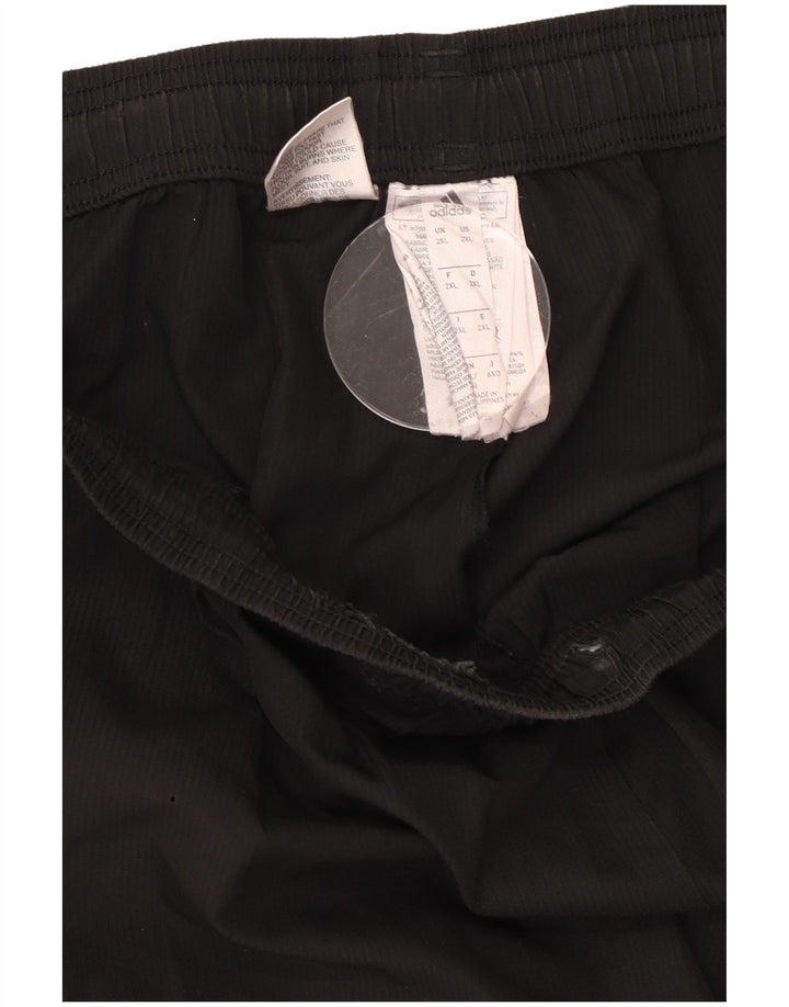 Pantaloni da tuta Adidas Climalite da uomo 2XL poliestere nero