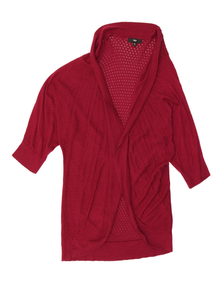 MOSSIMO Womens Longline Open Cardigan Sweater US 2 XS Pink Nylon Vintage Mossimo and Second-Hand Mossimo from Messina Hembry 