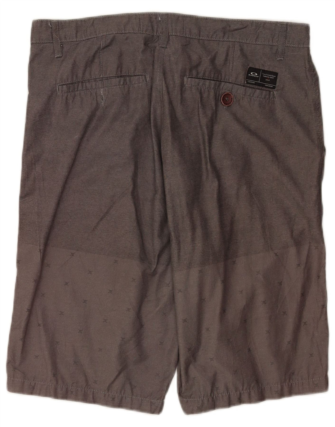 Pantaloncini chino Oakley da uomo con vestibilità regolare W34 Large in cotone maculato grigio