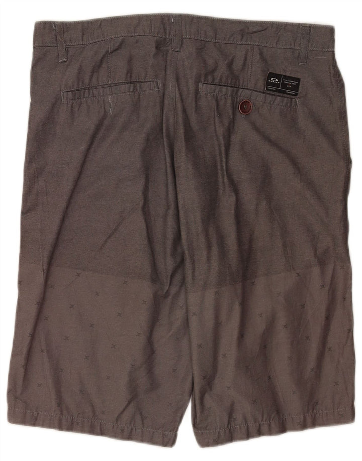 Pantaloncini chino Oakley da uomo con vestibilità regolare W34 Large in cotone maculato grigio