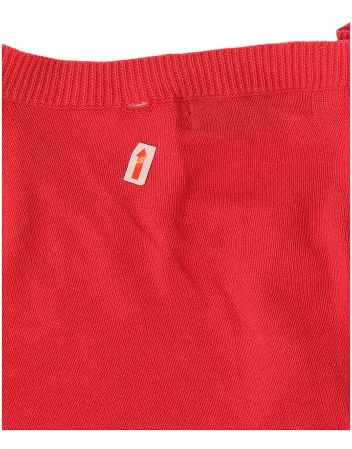 MARKS & SPENCER Maglione cardigan da donna UK 18 XL Cotone rosa