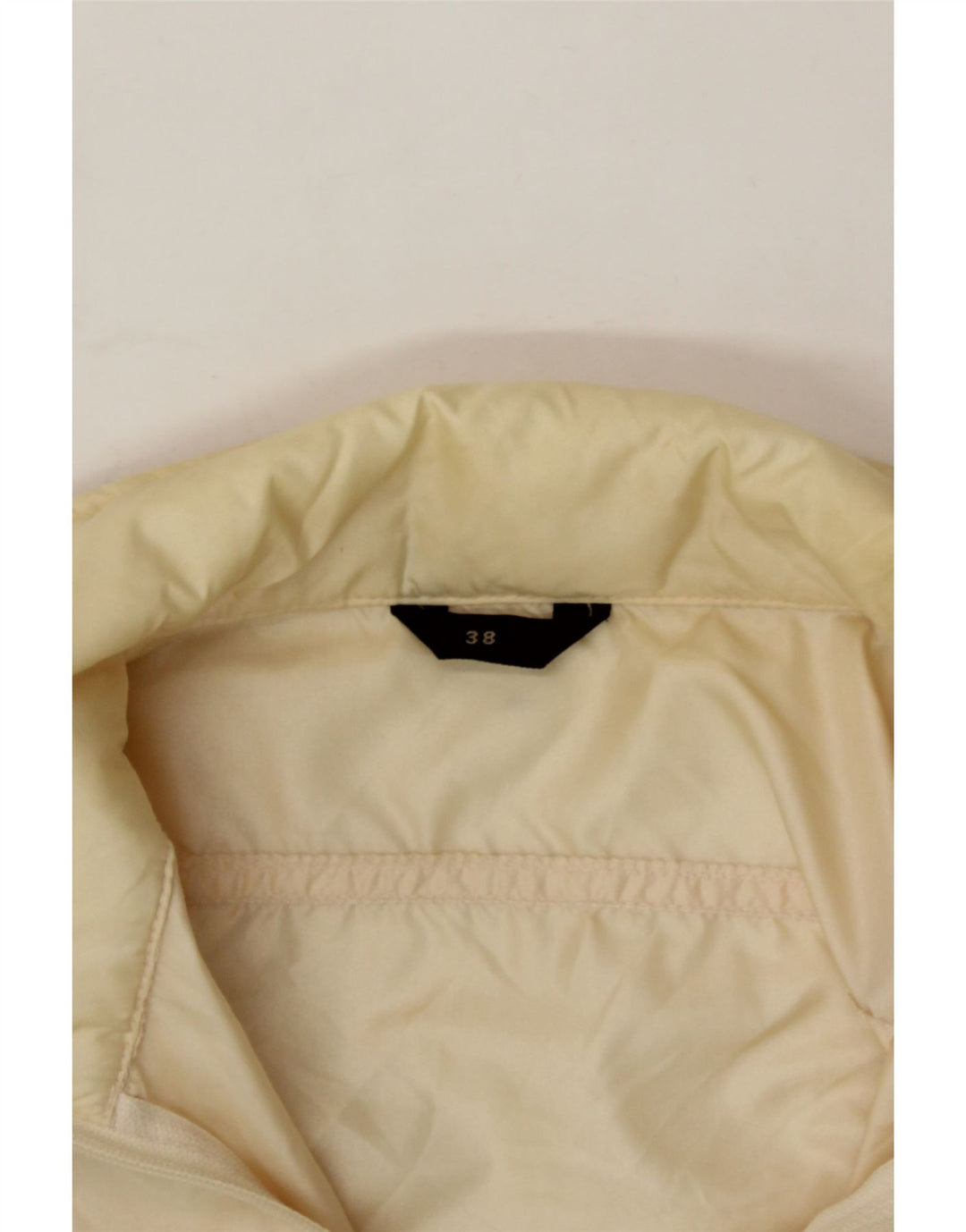 RODEO Womens Rain Jacket EU 38 Medium Beige Nylon Vintage Rodeo and Second-Hand Rodeo from Messina Hembry 