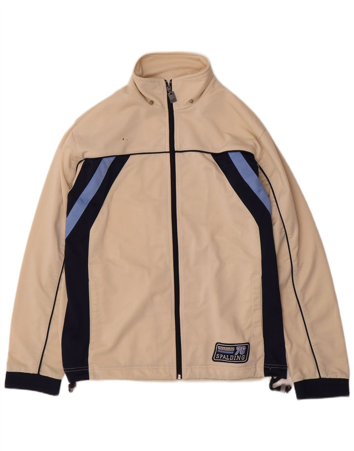 Tuta intera da uomo Spalding Large Beige Colourblock Poliestere