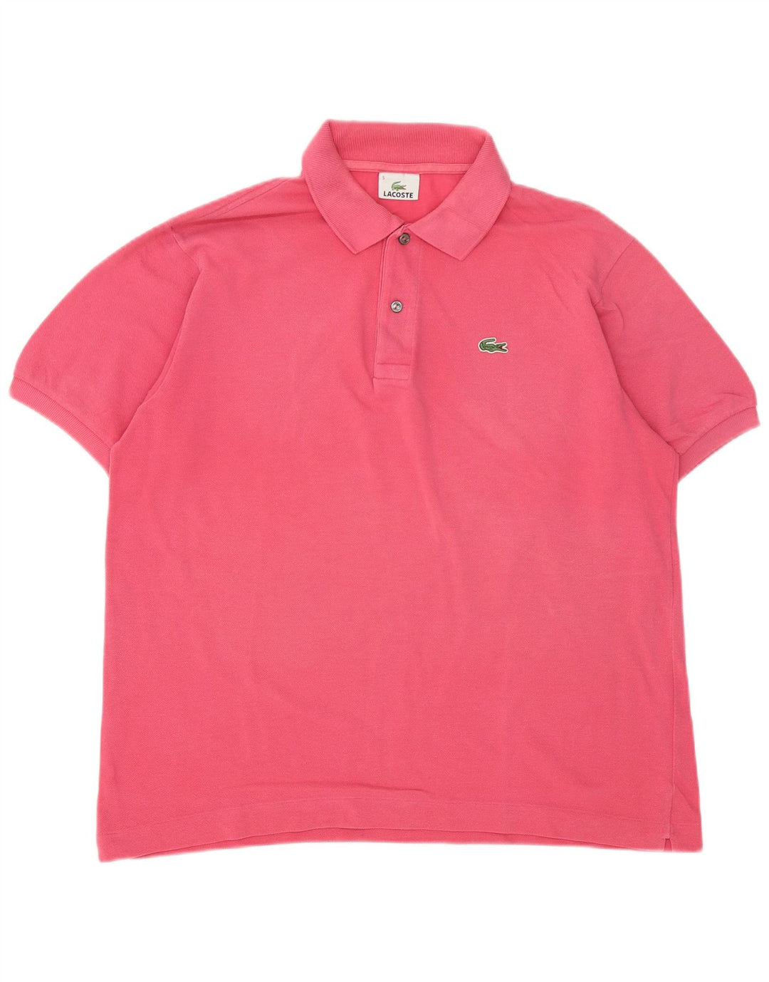 Polo da uomo Lacoste taglia 5 grande in cotone rosa
