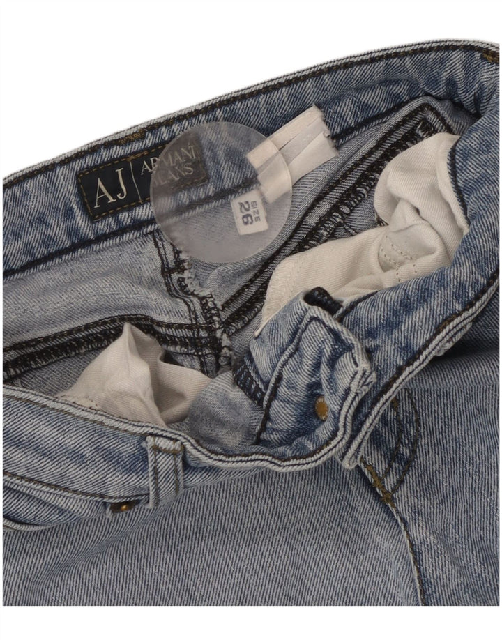 Jeans dritti da donna Armani W26 L31 Blu