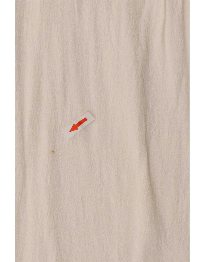 Zara camicetta da donna UK 46 grande bianca in viscosa