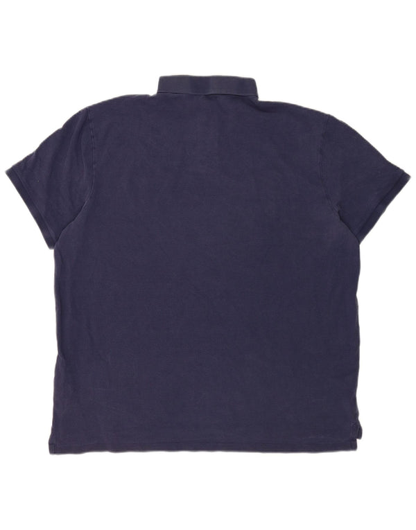 Polo Ralph Lauren da uomo slim fit personalizzata Polo 2XL cotone blu navy