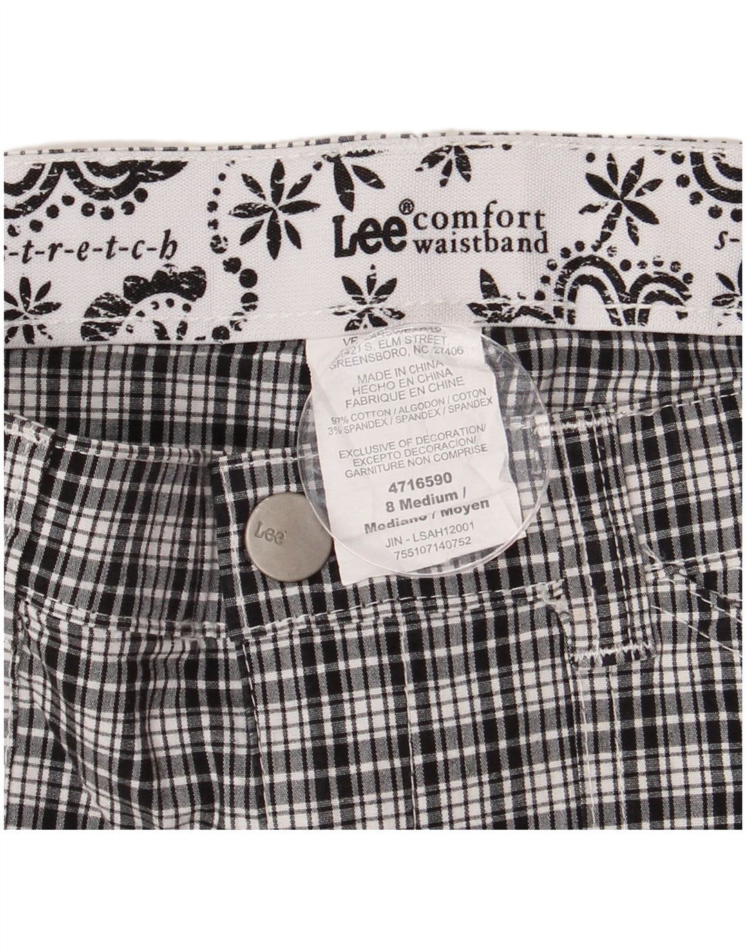 Pantaloncini casual da donna US 8 medi W28