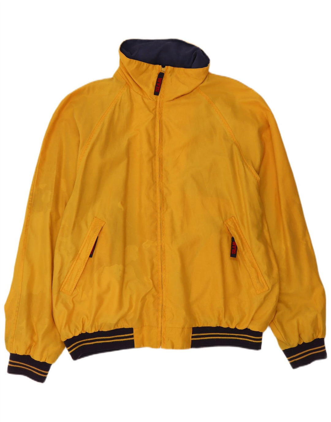 Giubbotto bomber con cappuccio da uomo Slam UK 44 2XL Poliestere color block giallo