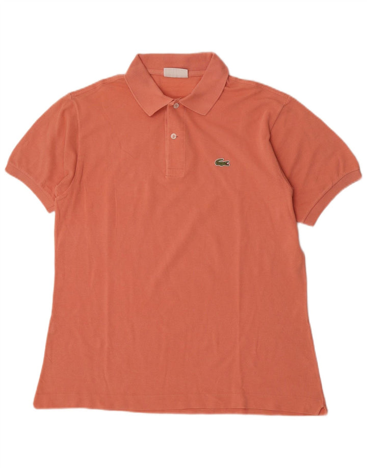 Polo da uomo Lacoste taglia 4 in cotone rosa medio