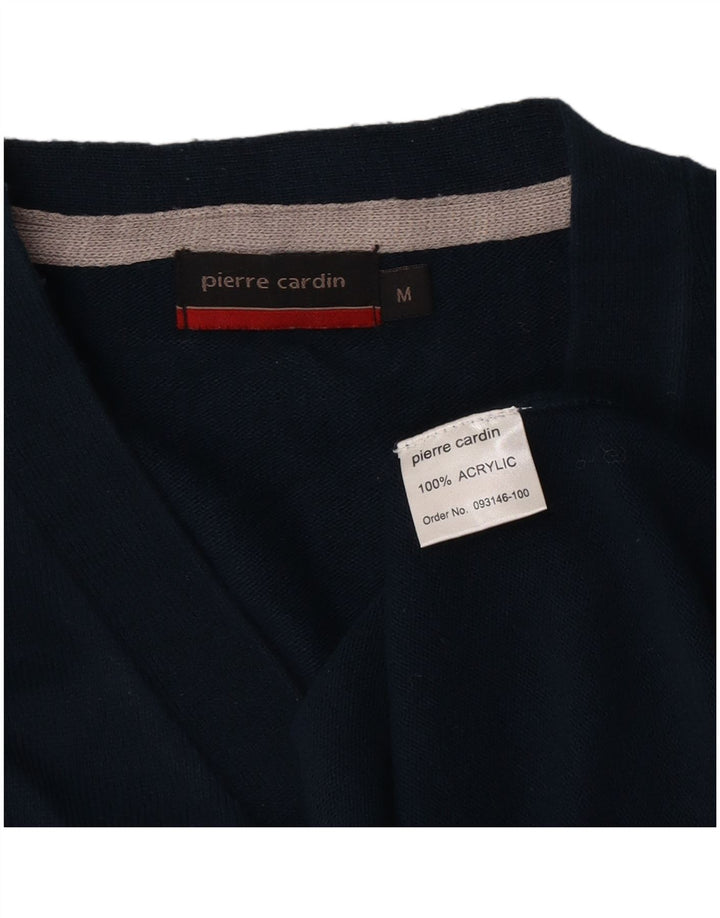 Maglione cardigan da uomo Pierre Cardin medio blu navy acrilico
