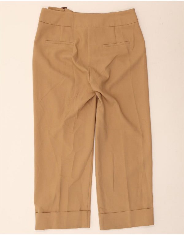 Pantaloni chino dritti da donna Marks & Spencer UK 14 Large W36 L27 Beige