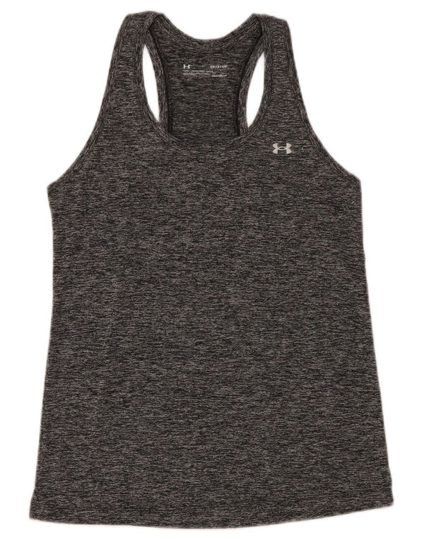 Canottiera Under Armour da donna Heat Gear UK 10 Small Grey Flecked