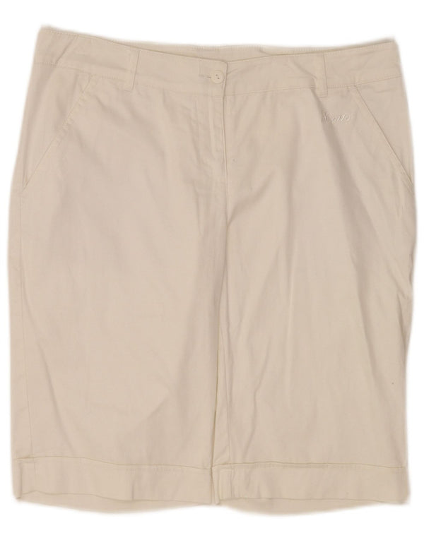 Pantaloncini chino da donna Lotto UK 14 Large W32 Cotone bianco