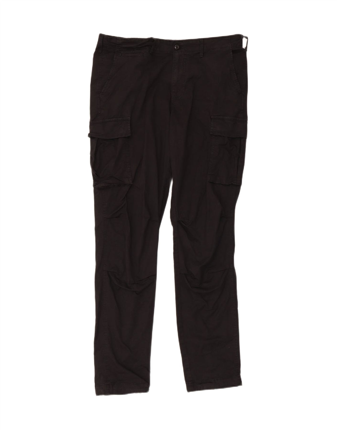 Pantaloni cargo slim da uomo Jack & Jones W34 L34 cotone nero