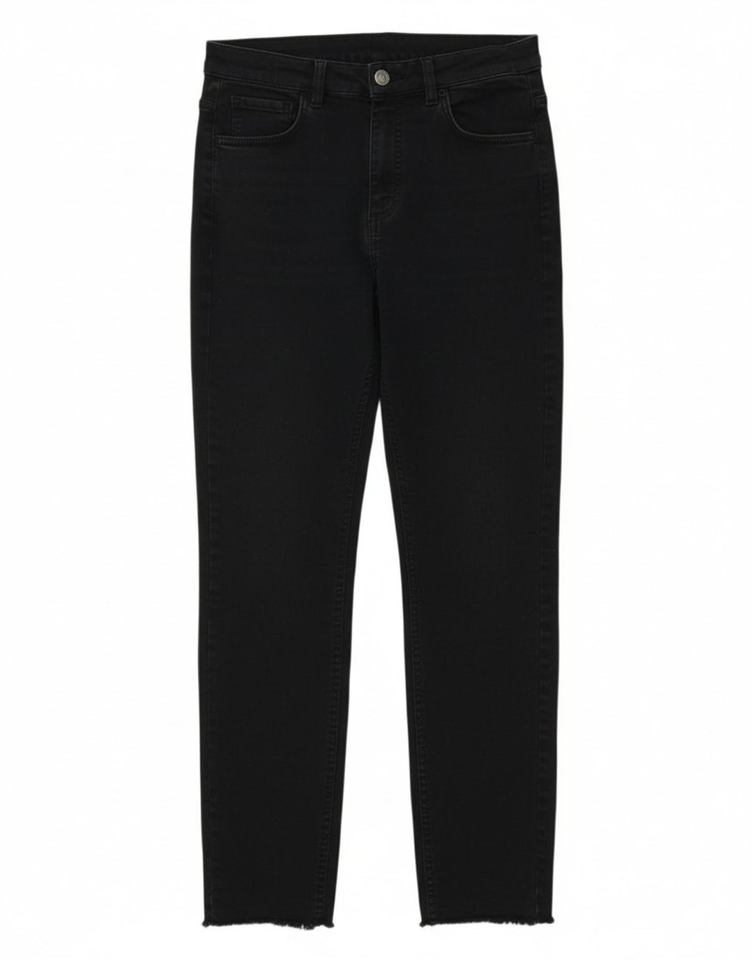 VINTAGE Womens Skinny Jeans Large W32 L27 Black