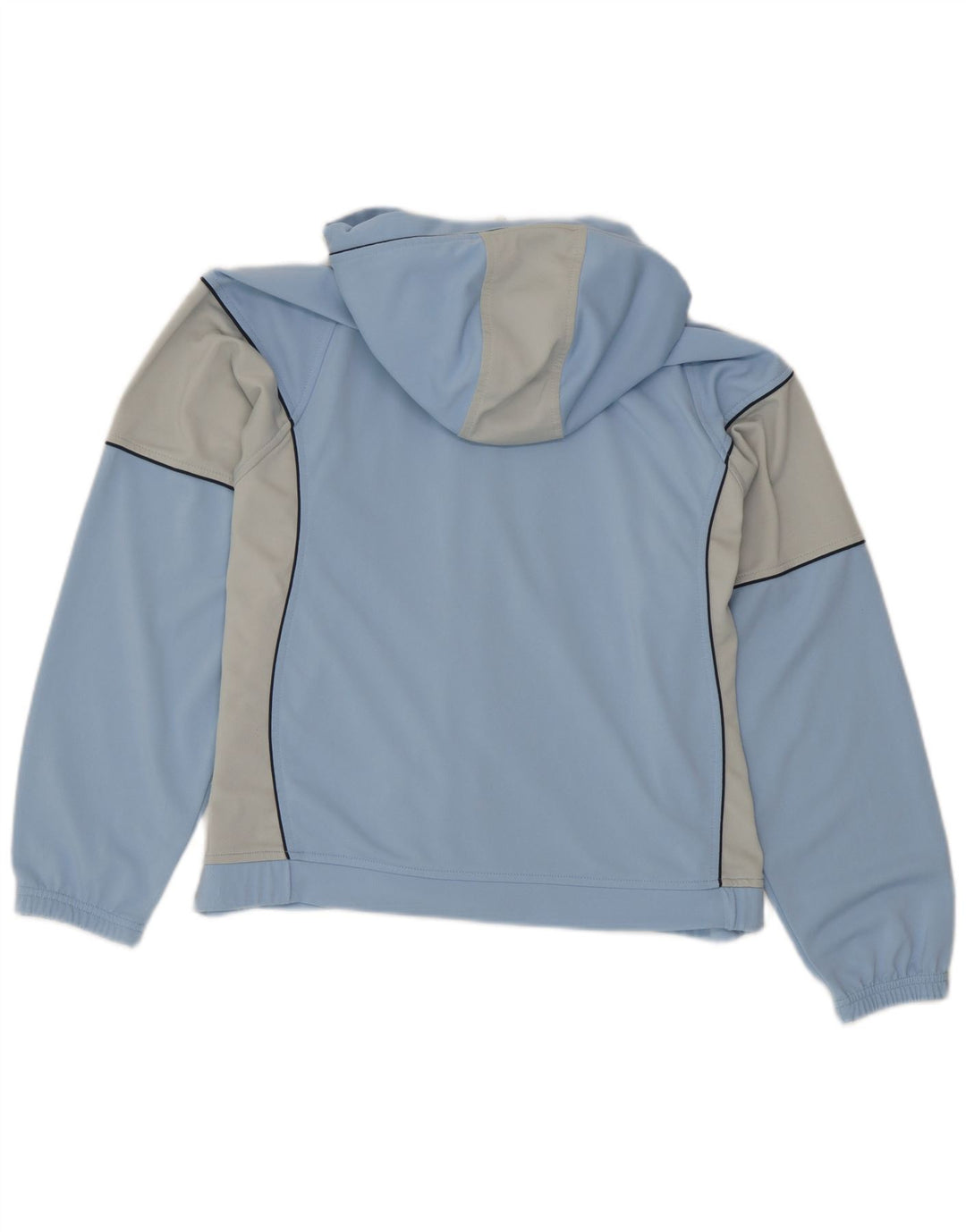 Giacca da tuta da uomo con cappuccio Champion, poliestere color block blu medio