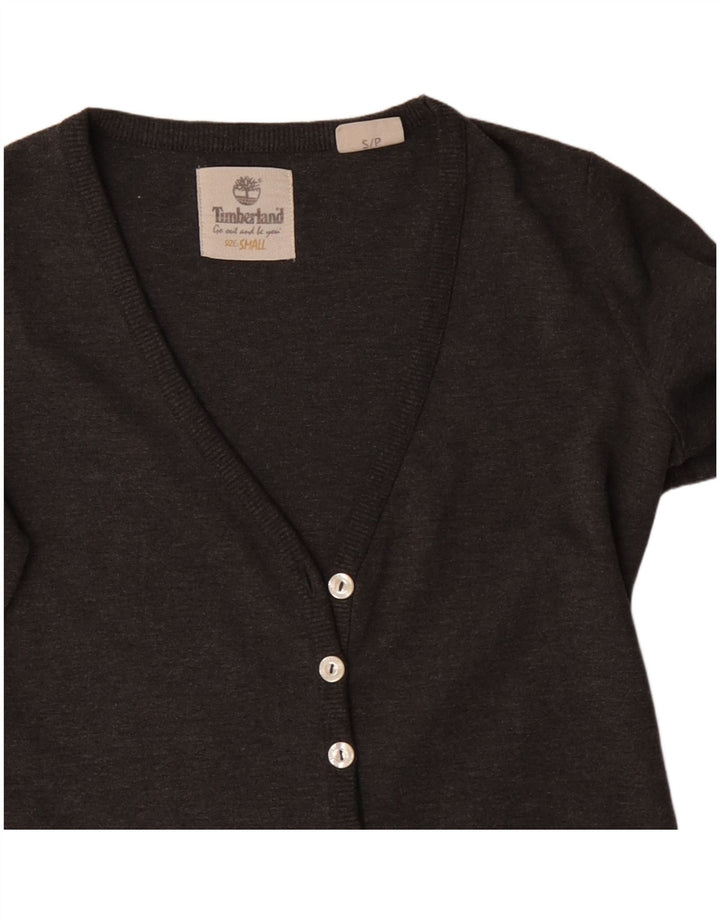 Maglione cardigan da donna TIMBERLAND UK 10 piccolo grigio