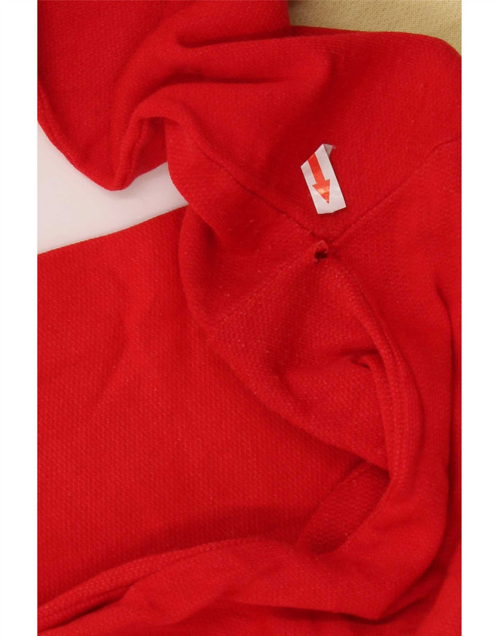Felpa da uomo vintage maglione grande color rosso