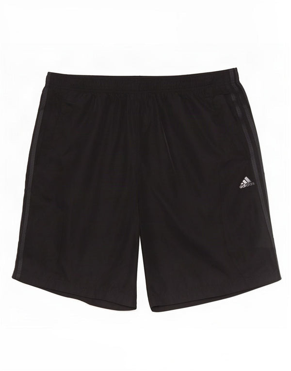 Pantaloncini sportivi Adidas Climacool da uomo 2XL Poliestere color block nero