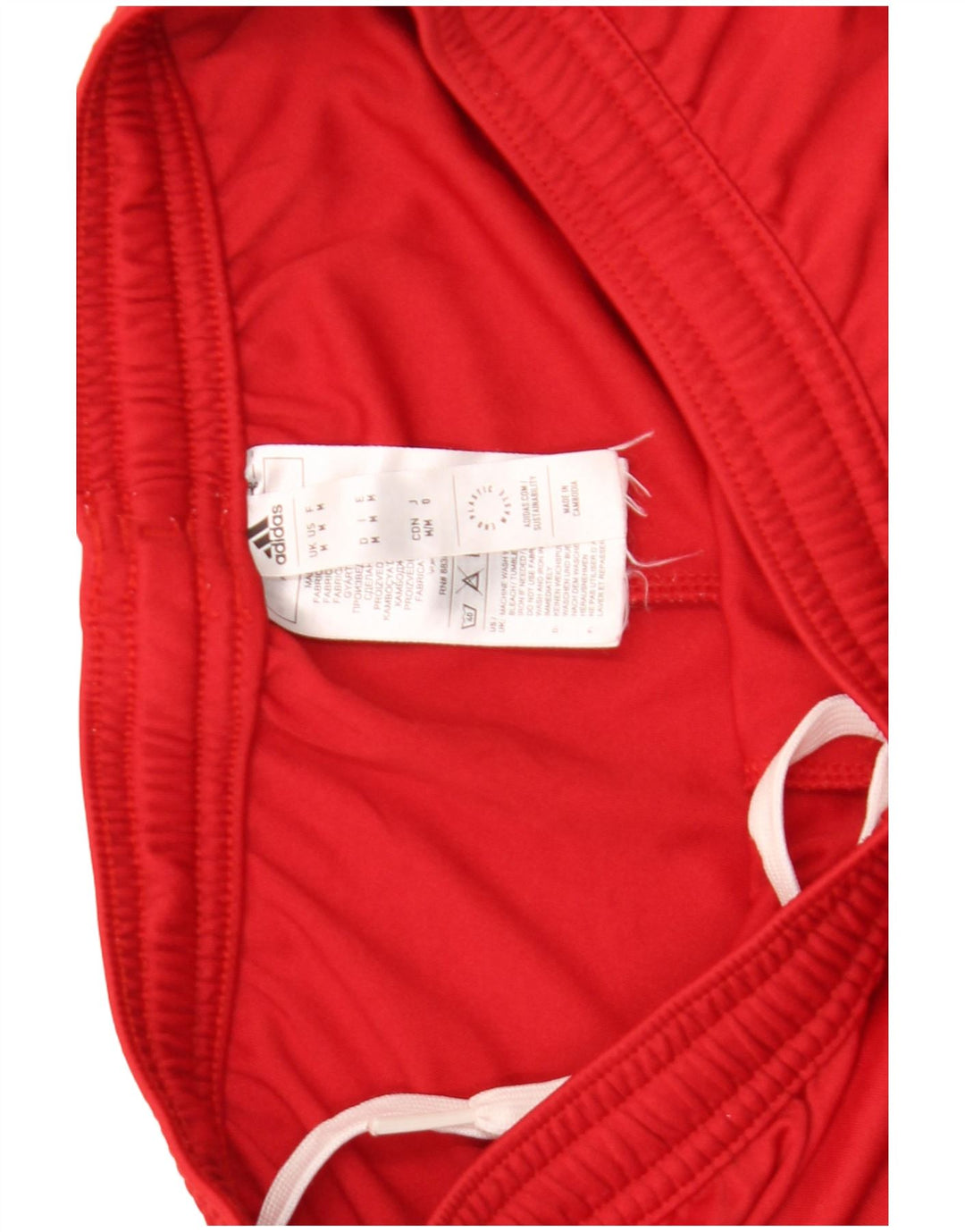 Pantaloncini sportivi Adidas Aeroready da uomo in poliestere rosso medio