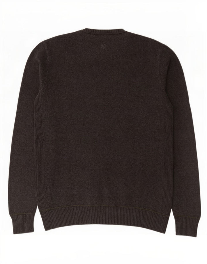 Maglione girocollo da uomo Fat Face piccolo in cotone grigio