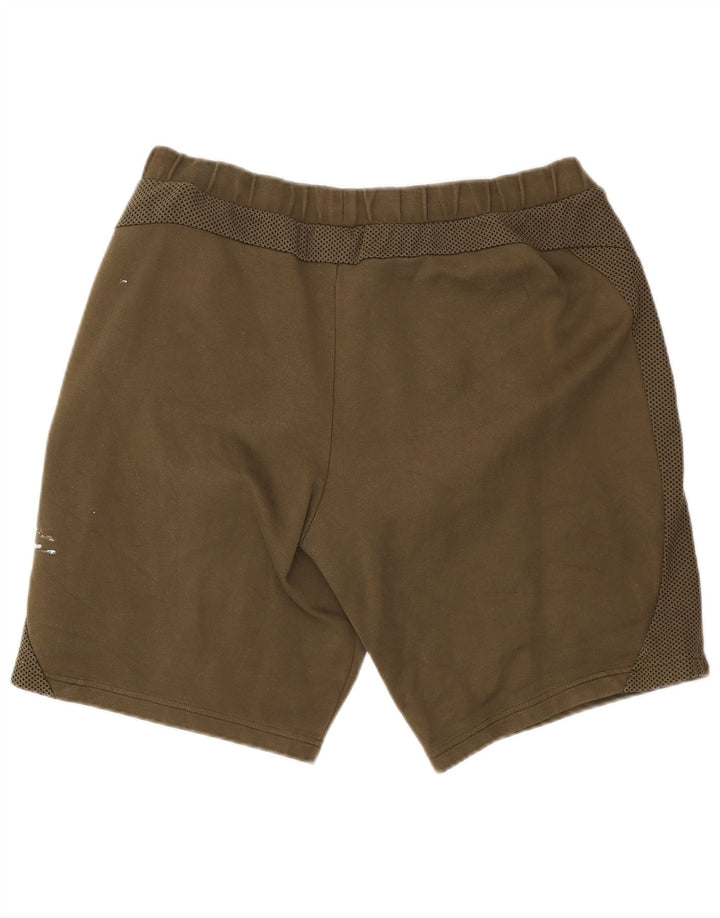 Pantaloncini sportivi da uomo Puma XL in cotone kaki