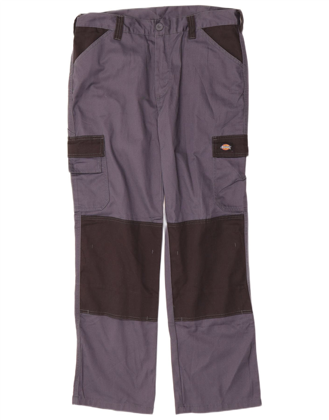DICKIES Pantaloni cargo dritti da uomo W36 L31 Blu navy Colorblock