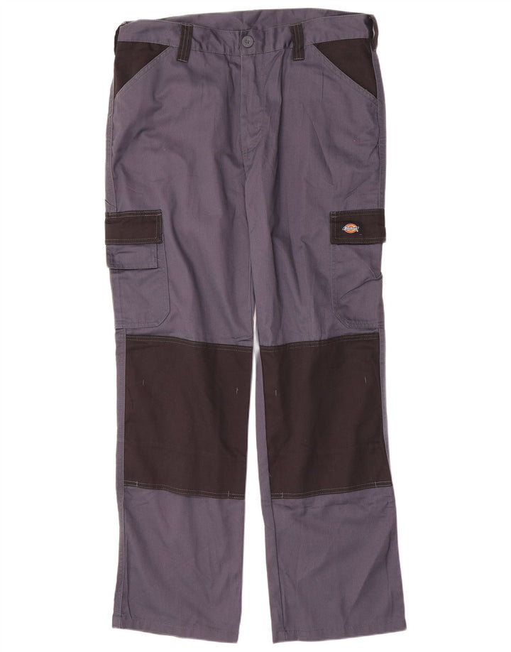 DICKIES Pantaloni cargo dritti da uomo W36 L31 Blu navy Colorblock