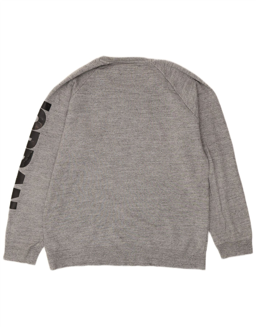JORDAN Felpa con grafica da uomo Maglione grande in cotone grigio