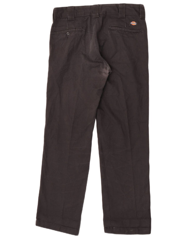 Pantaloni chino dritti slim da uomo Dickies W32 L32 poliestere nero