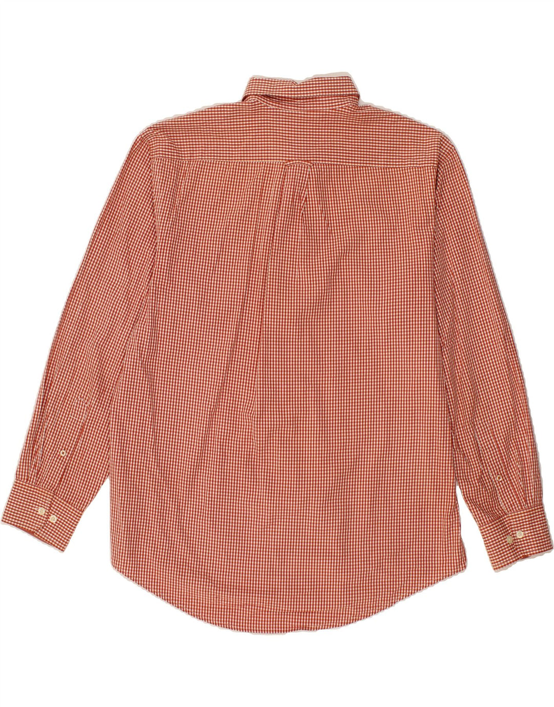 IZOD Mens Shirt Large Red Gingham Cotton Vintage Izod and Second-Hand Izod from Messina Hembry 