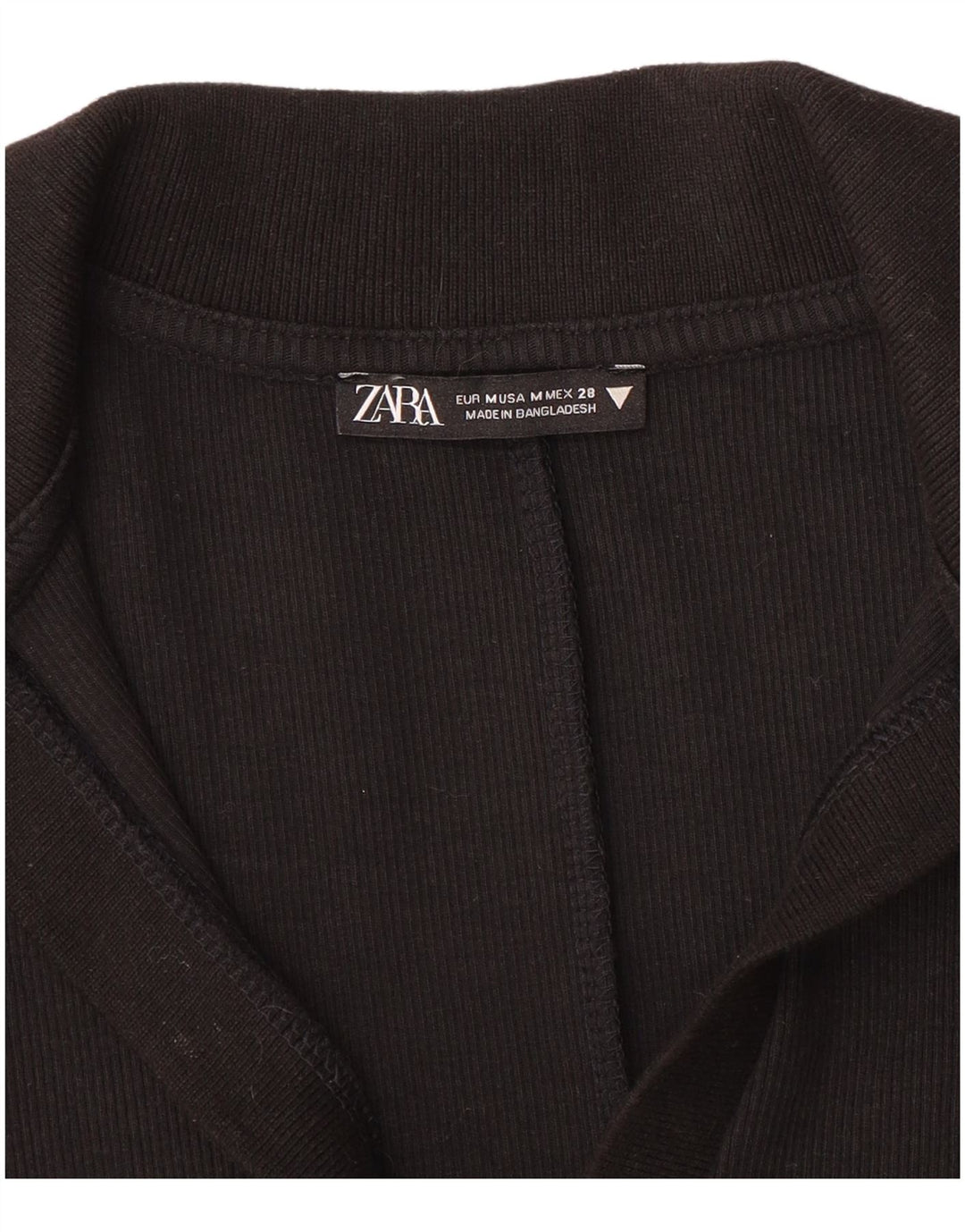 Tutina corta da donna Zara UK 12 media nera