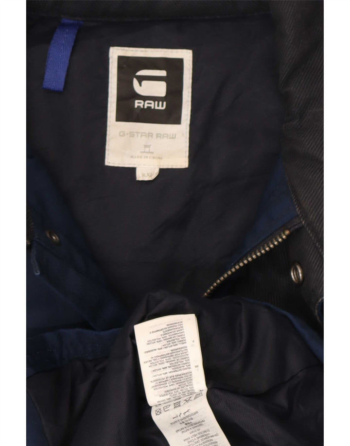 Giacca utility da uomo G-Star UK 44 2XL Nylon blu navy